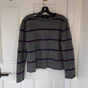 Reformation cashmere sweater with stripes